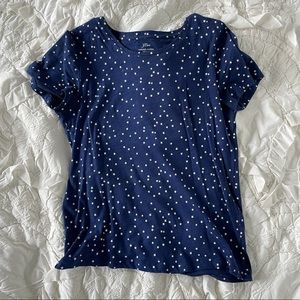 J Crew star print T Shirt